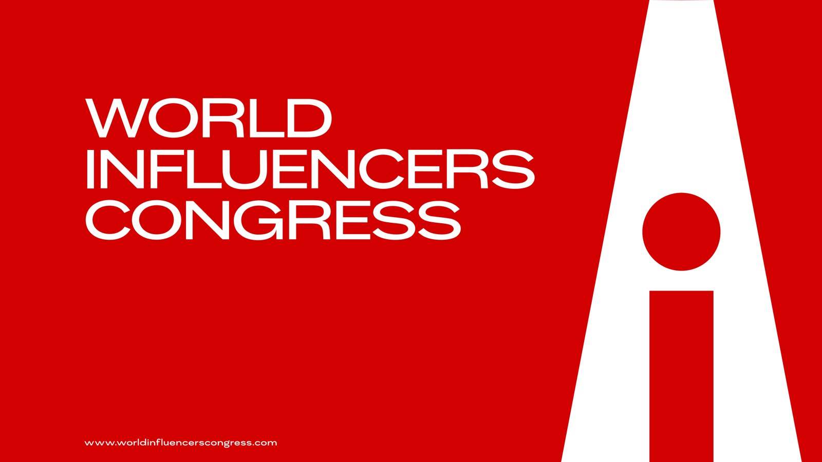 Original World Influencers Congress presentation cover